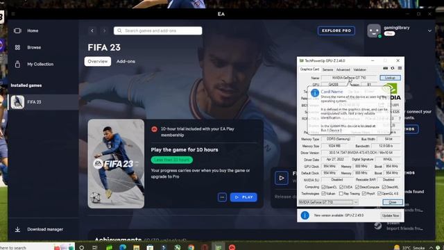 FIfa 23 | GTX 750 Ti | GTX 660 | GTX 760 | GTX 650 | GTX 550 ti | GT 730 | GT 710 | GT 630 смотреть онлайн
