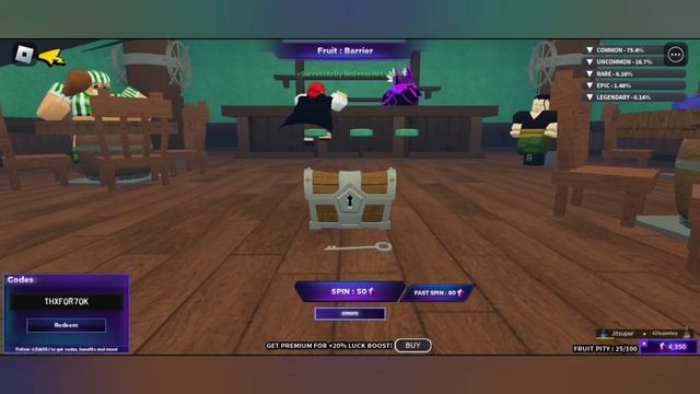FRUIT BATTLEGROUNDS CODES *FREE GEMS* ALL WORKING CODES FRUIT BATTLEGROUNDS ROBLOX смотреть онлайн