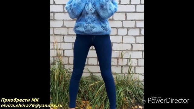 Ажурный Джемпер из Мохера/Мастер-класс/Вязание спицами смотреть онлайн