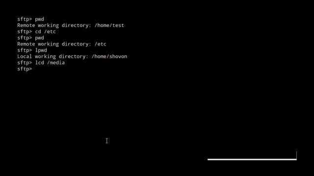 04. Moving Around File System and Listing Directory Contents with SFTP смотреть онлайн