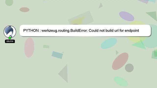 PYTHON : werkzeug.routing.BuildError: Could not build url for endpoint 'success'. Did you forget to смотреть онлайн