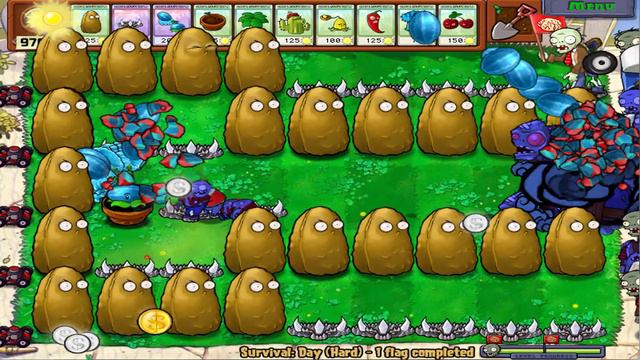 Plants Vs Zombies Epic Hack | 1 Winter-Melon Vs Team Giga-Gargantuar