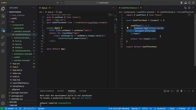 React Hooks Explained - 07 useEffect смотреть онлайн