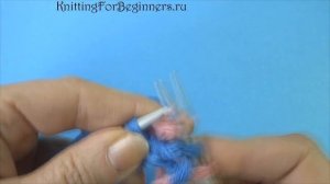 ДВУХЦВЕТНАЯ ПУТАНКА   Узор вязания спицами 78