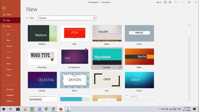 How to Search for Online Templates & Themes in PowerPoint on Windows смотреть онлайн