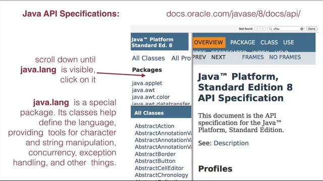 API01. The Java API смотреть онлайн