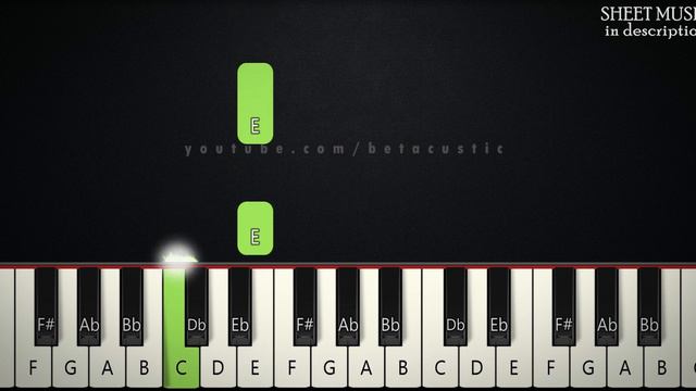 You've Got A Friend In Me - Toy Story | SLOW BEGINNER PIANO TUTORIAL + SHEET MUSIC by Betacustic смотреть онлайн