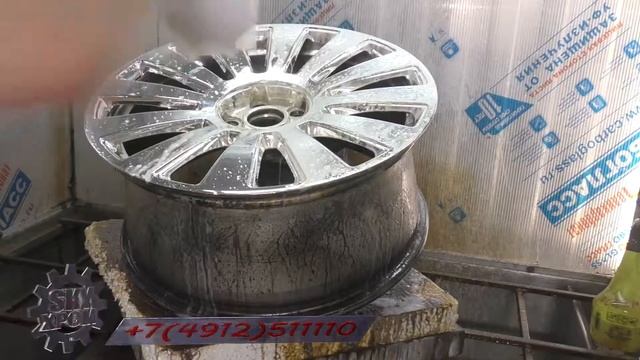 Хромируем Диски 2 часть Финишный и базовый лак!!“Sky Chrome“ technology смотреть онлайн