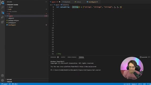 Typescript - 11. Arrays смотреть онлайн