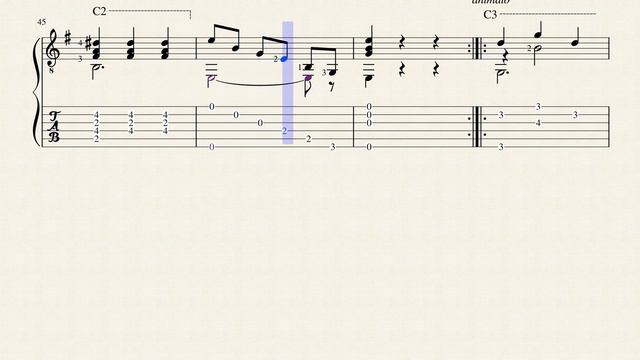 Dores D'Alma - Quincas Laranjeiras (1873 - 1935) - Tablature смотреть онлайн