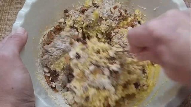 Вкуснейшее и полезное ОВСЯНОЕ ПЕЧЕНЬЕ с орехами и сухофруктами. смотреть онлайн