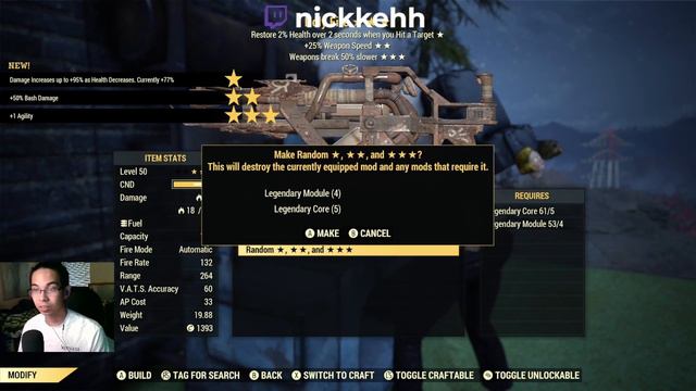 Fallout 76 Legendary Crafting Sessions EP 1 смотреть онлайн
