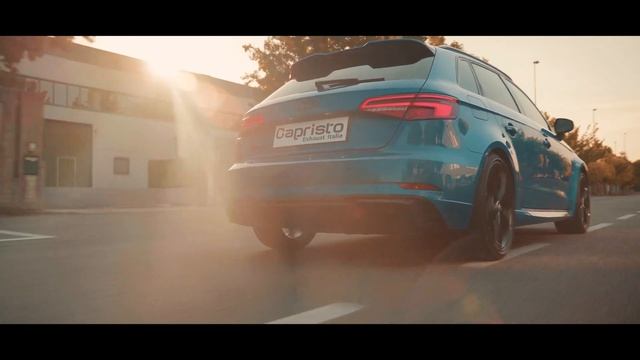 Audi RS3 8v Blu Nogaro huge sound Caspristo exhaust смотреть онлайн