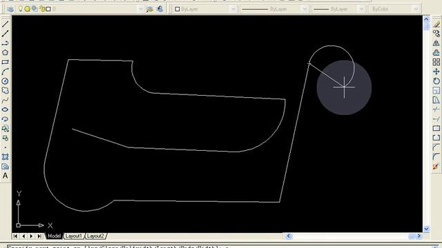 How to draw polyline in AutoCAD - 4 | Lunar Computer College смотреть онлайн