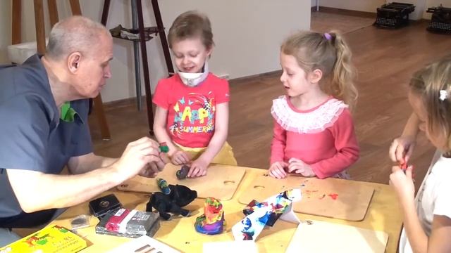 Скульптура для самых маленьких, часть 1 (Уроки скульптуры и рисунка) смотреть онлайн