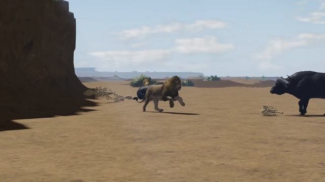 MENACING Buffalo Herd Verse Lion Pride | Wild Savannah смотреть онлайн