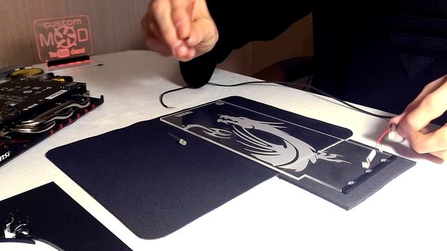 Делаем БЭКПЛЕЙТ для видеокарты с LED подсветкой смотреть онлайн