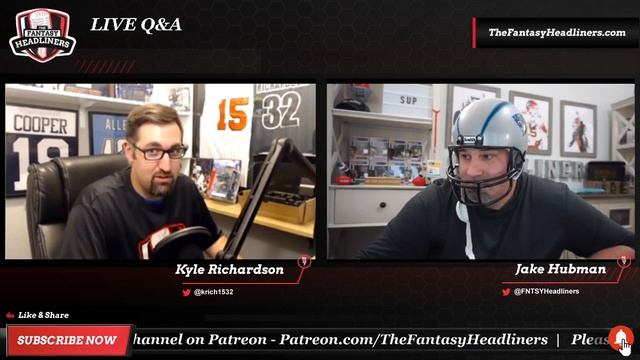 2020 Fantasy Football Draft Strategy - Fantasy Football Advice - LIVE Q&A смотреть онлайн