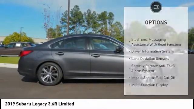 2019 Subaru Legacy 3.6R Limited for sale in Cary NC смотреть онлайн