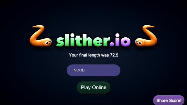 Обзор игры (slither.io-скользящие змеи) смотреть онлайн