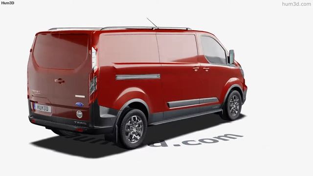 Ford Transit Custom Panel Van L2H1 Trail 2020 3D model by Hum3D.com смотреть онлайн