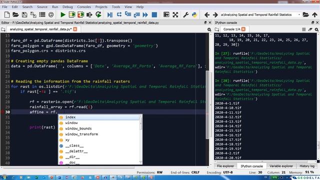 Spatial and Temporal Statistics Calculation with Python using Raster Data смотреть онлайн