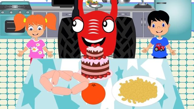 Вкусняха - веселая песенка Тыр тыр трактора про еду. ТракТЫРишкА смотреть онлайн