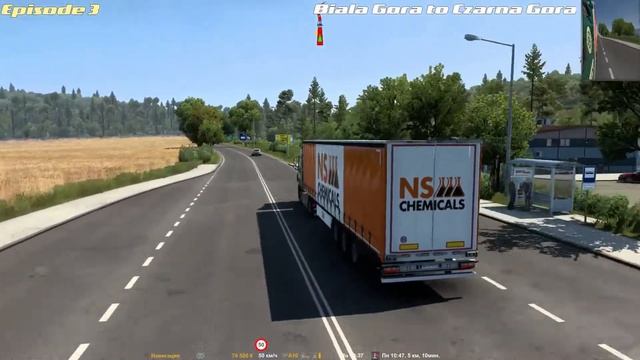 ?? Pomezania v.1.4 - ETS2 1.45 - Biala Gora to Czarna Gora - DAF XF105 410 Space Cab Plus смотреть онлайн