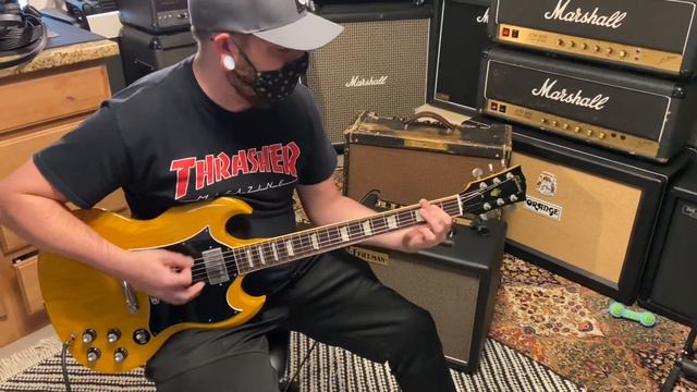 2001 Gibson Custom Shop SG Standard Korina смотреть онлайн