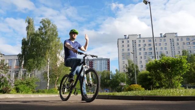 Сигналы поворотов и остановки. Правила перехода дороги для велосипедистов. смотреть онлайн