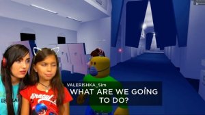 СЕКРЕТ ЛАГЕРЯ в САМОЛЕТЕ с SCP и БАЛДИ Roblox Airplane Camping приключения от Валеришка