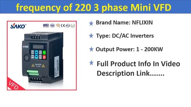 Top 5 Best VFD Review 2021 VFD Frequency Inverter смотреть онлайн