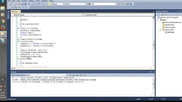 how to fix file invalid or corrupt error in Microsoft visual C++ 2010 смотреть онлайн