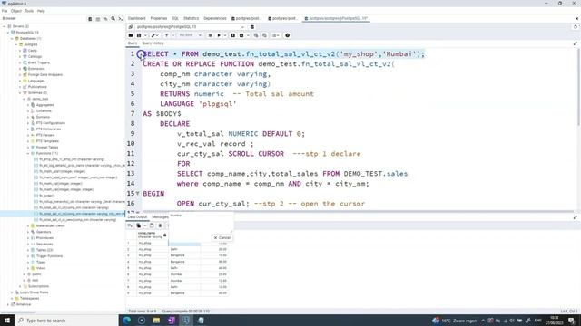 Cursors In Postgresql - Step By Step Explanation With Simple Examples | Postges Cursors PART-2 #VD6 смотреть онлайн