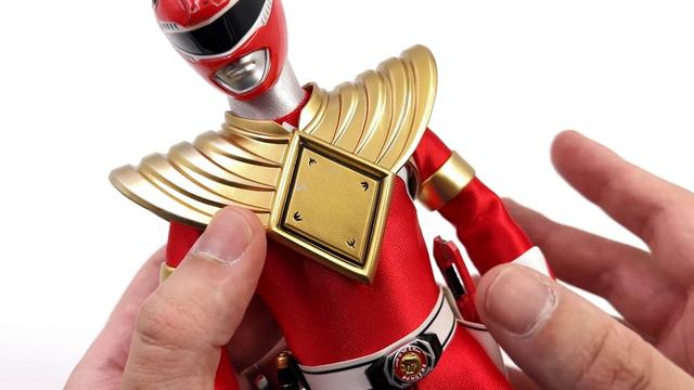 Red Ranger Dragon Shield Mighty Morphin Power Rangers Threezero 1/6 Scale Figure Unboxing & Review смотреть онлайн