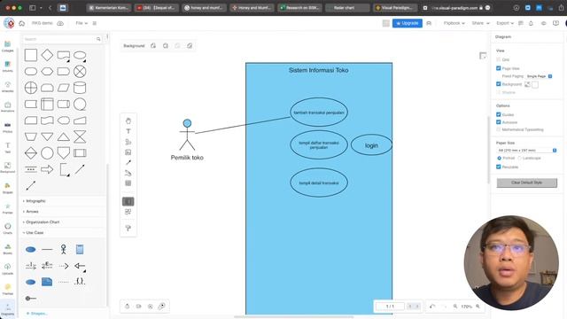 Cara Membuat Use Case Diagram Menggunakan Visual Paradigm смотреть онлайн