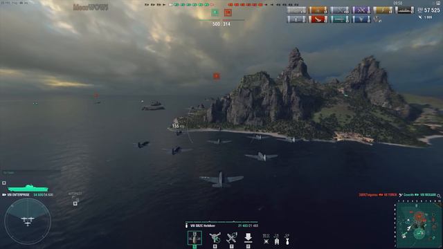 World of WarShips | Enterprise | 7 KILLS | 197K Damage - Replay Gameplay 4K 60 fps смотреть онлайн