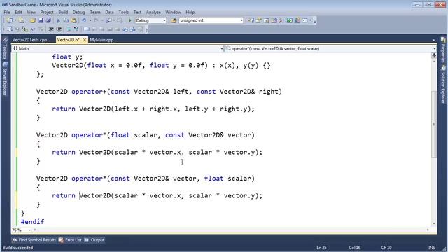 Testing and Implementing Vector Scalar Multiplication смотреть онлайн