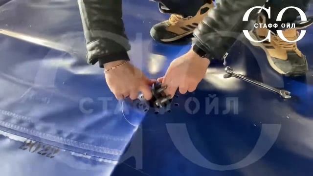 Установка мягкого резервуара 250 кубических метров под КАС 32 смотреть онлайн