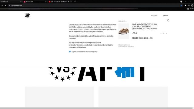 DUNK LOW X UNDEFEATED LIVE COP смотреть онлайн