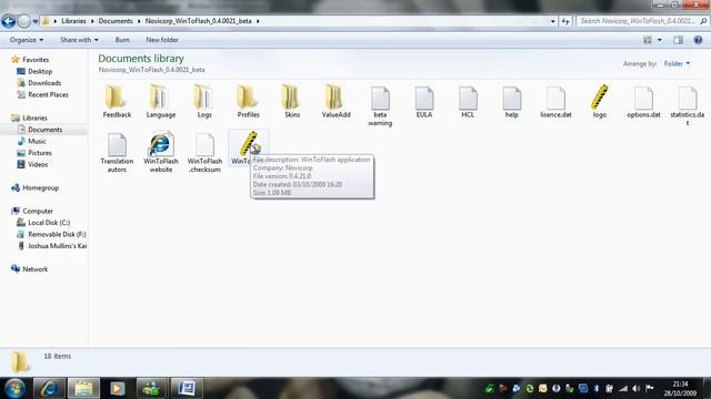 Creating A Bootable USB Pen Drive - Windows 7 RTM