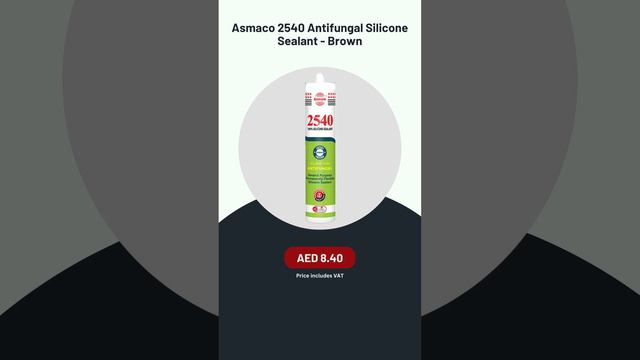 Asmaco 2540 Antifungal Silicone Sealant - Brown смотреть онлайн