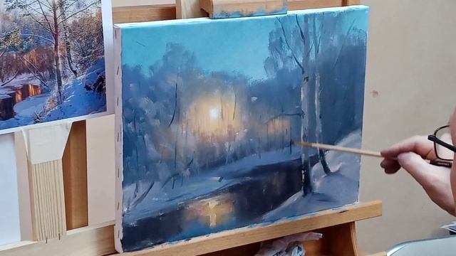 Пишем Зимний этюд смотреть онлайн