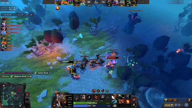 Ursa Dota Gameplay Miracle with 21 Kills and Battlefury смотреть онлайн