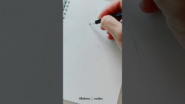 Рисуем авокадо маркерами, скетчинг #shorts смотреть онлайн