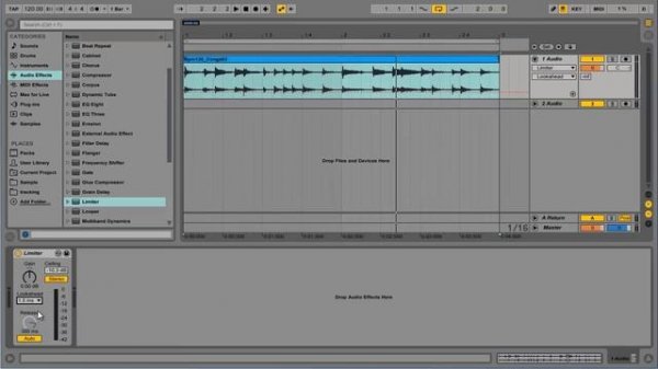 Обзор Ableton Live Limiter