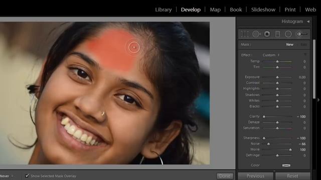 #Lr-16 Face Retouching/Smooth skin In adobe lightroom [HINDI] смотреть онлайн