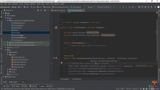 Android tutorial - 30 - How Reed | Fetch & Display Data from ROOM Database in RecyclerView смотреть онлайн