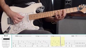 Skid Row - 18 And Life (Guitar Tutorial)