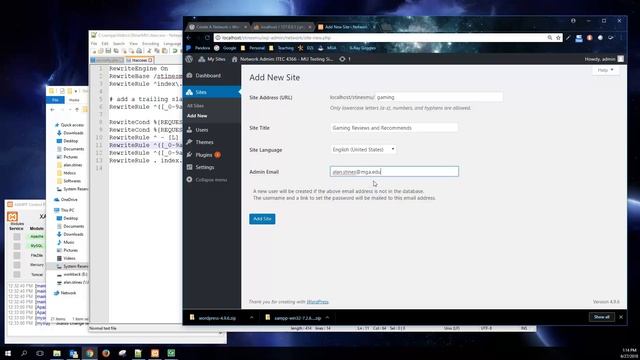 Creating Wordpress Multi-User Network смотреть онлайн